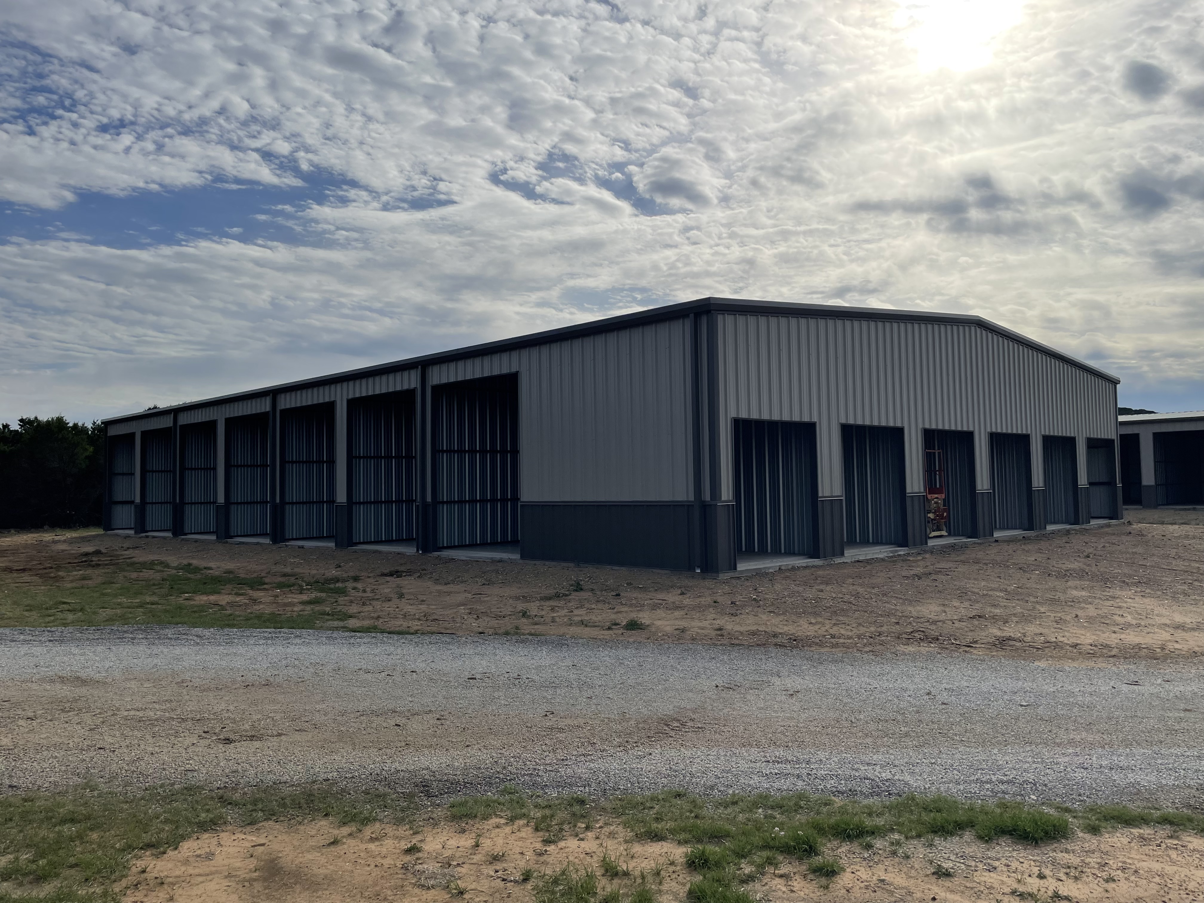 Commercial metal building by Jaybird Construction