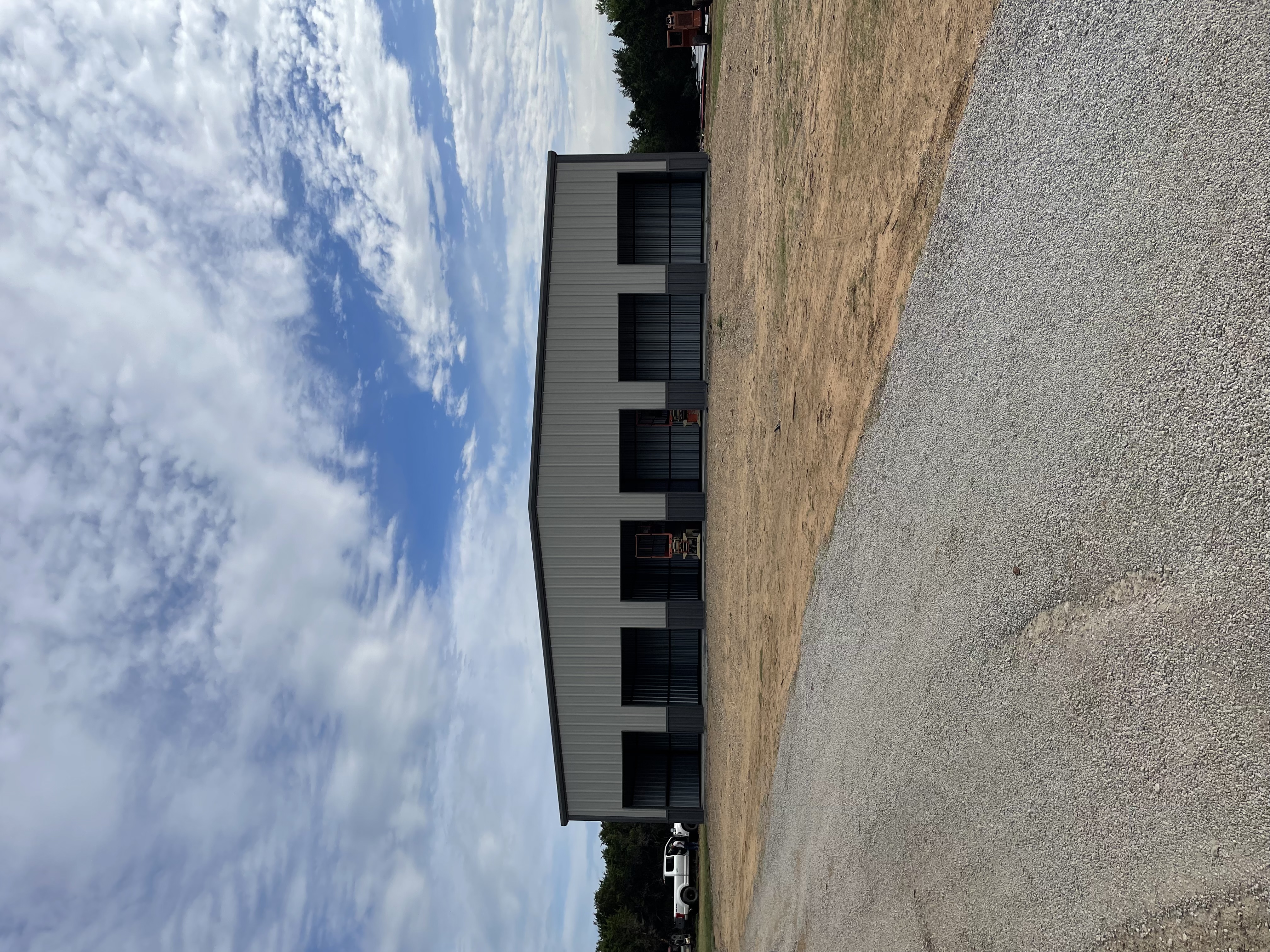 Commercial metal building by Jaybird Construction