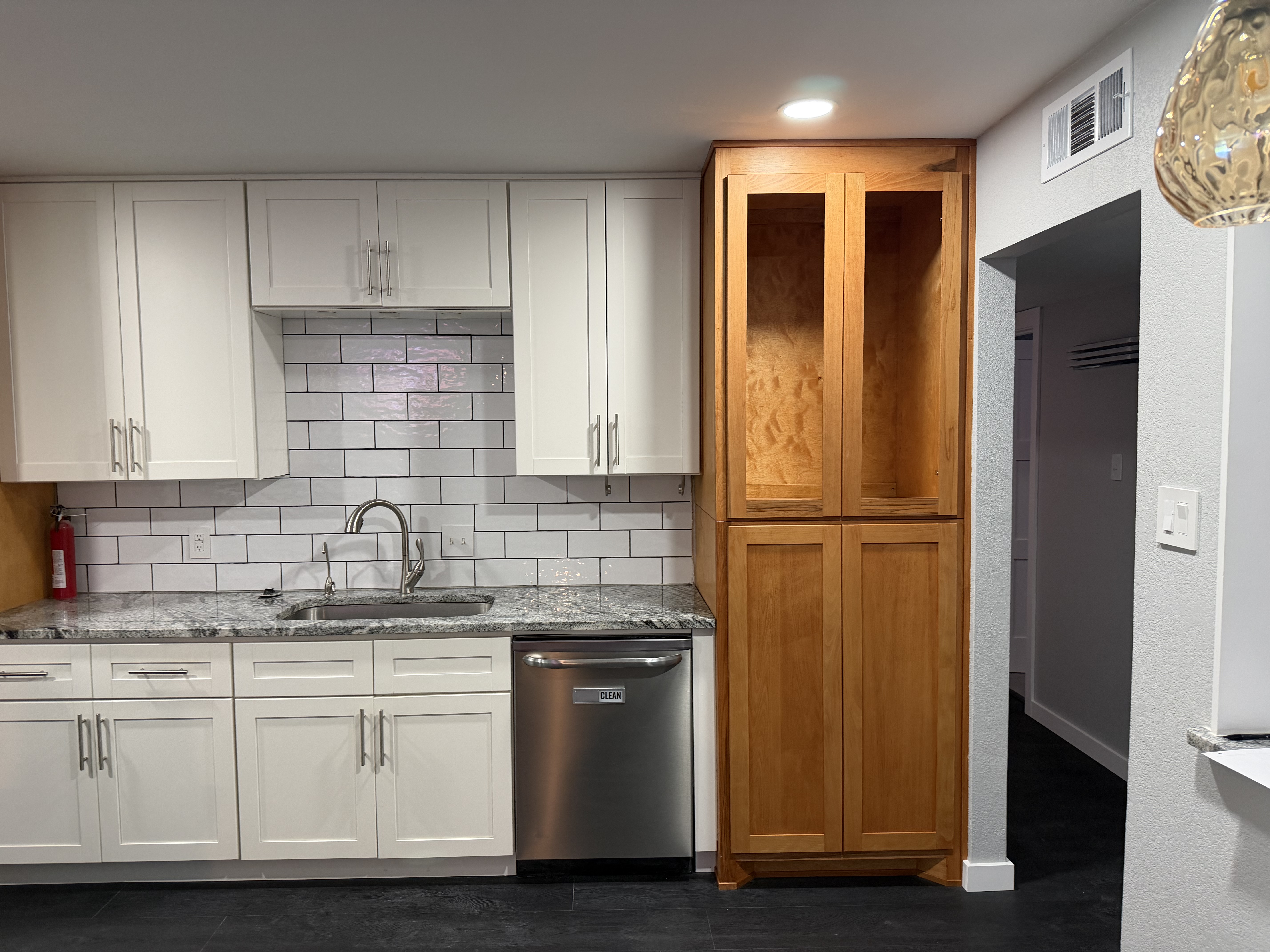 Barndominium kitchen finish-out by Jaybird Construction