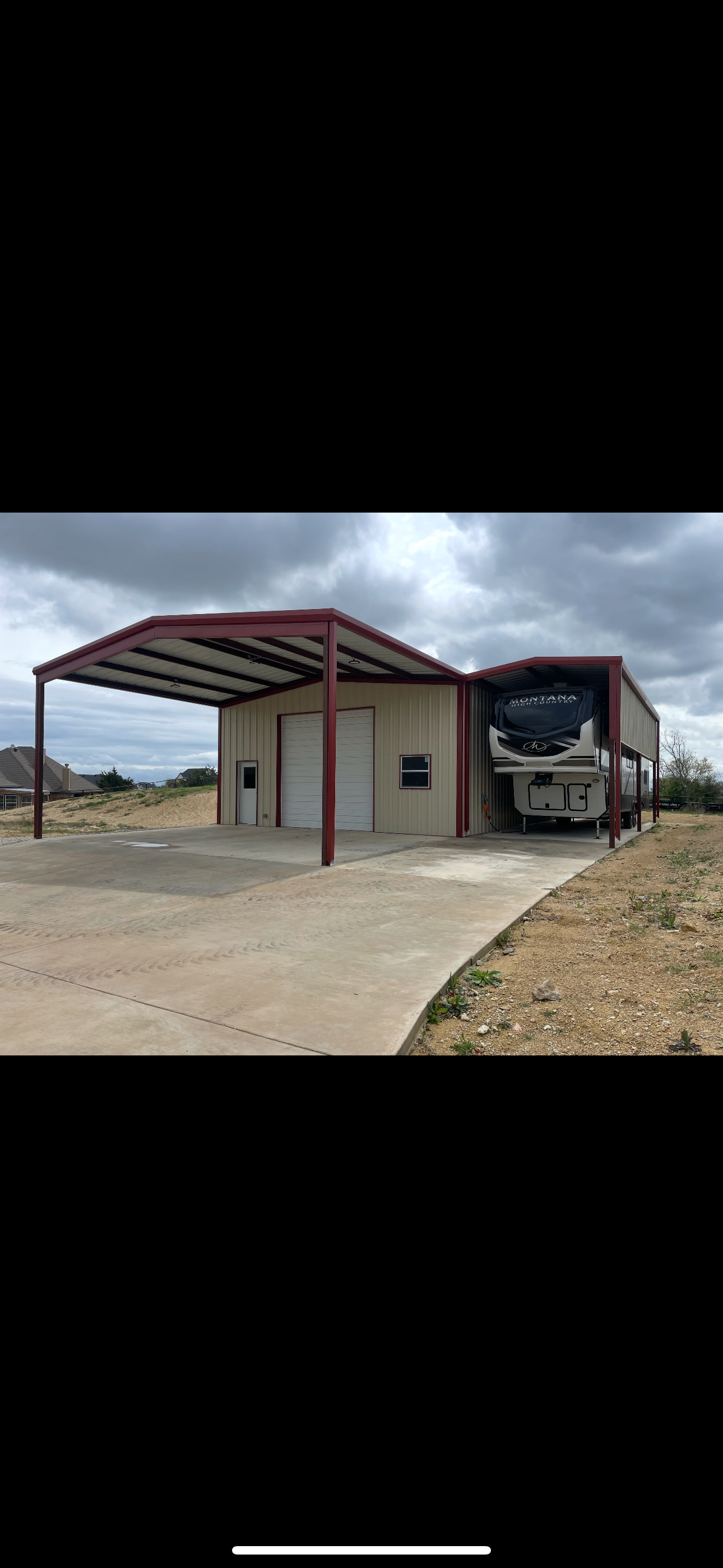 Custom metal building & shop by Jaybird Construction
