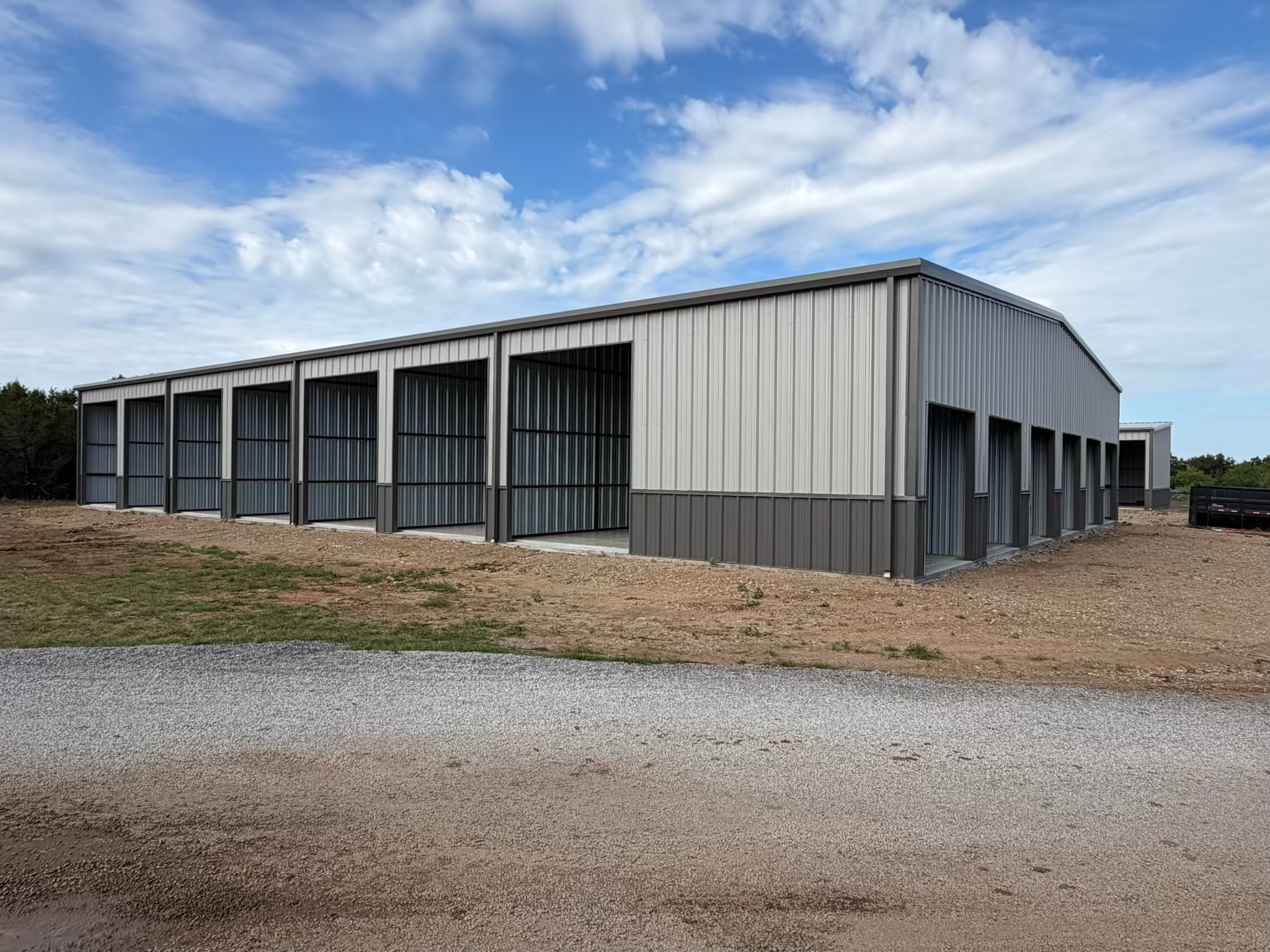 Commercial metal building by Jaybird Construction