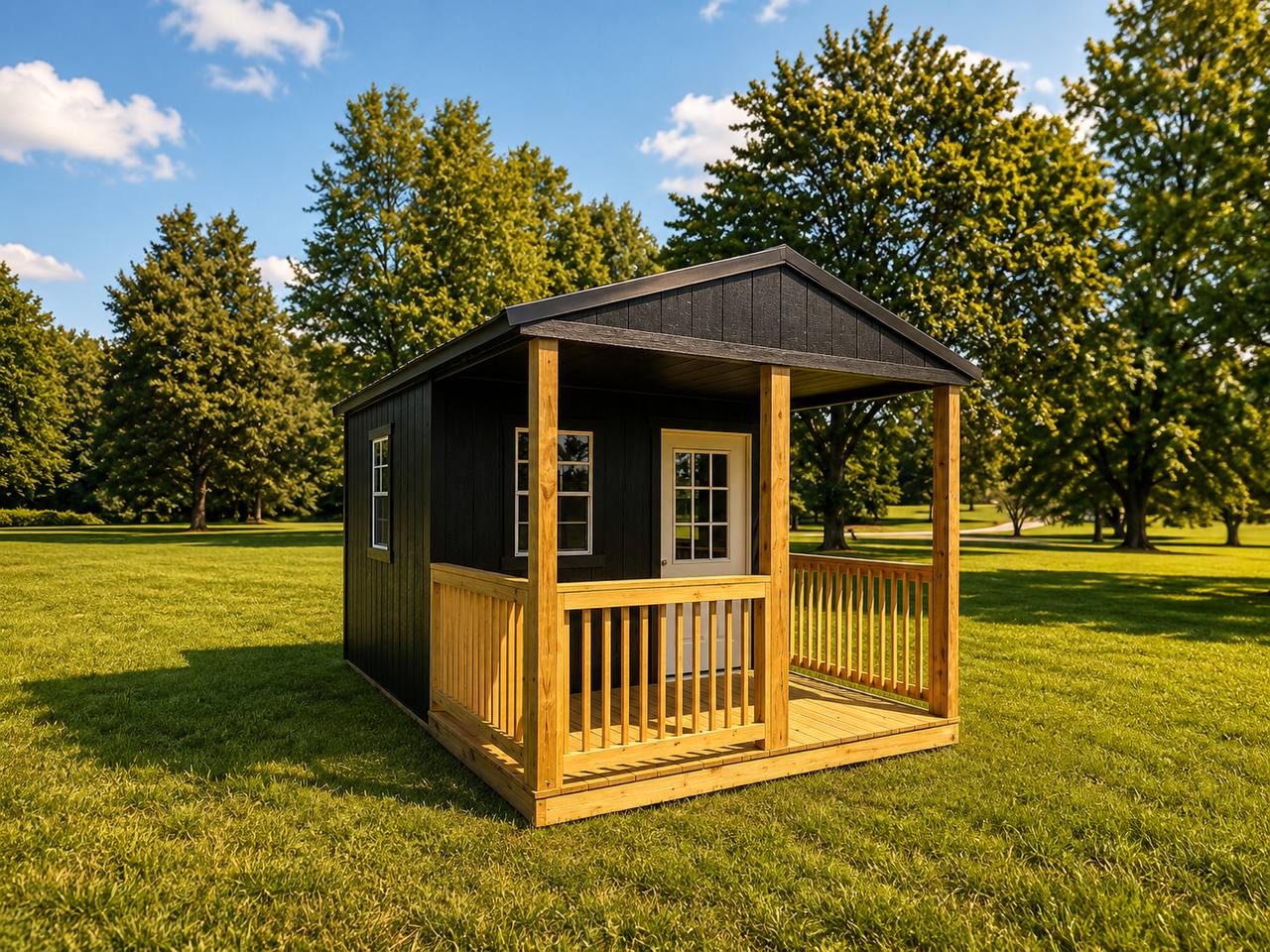 Portable metal building by Jaybird Construction